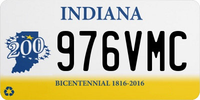 IN license plate 976VMC