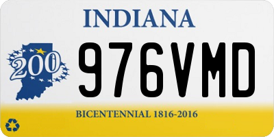 IN license plate 976VMD
