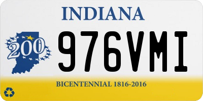 IN license plate 976VMI