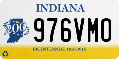 IN license plate 976VMO