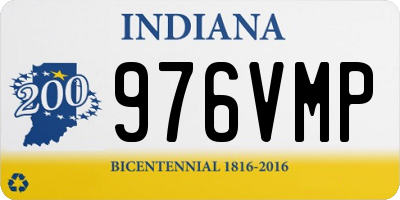 IN license plate 976VMP