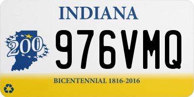 IN license plate 976VMQ