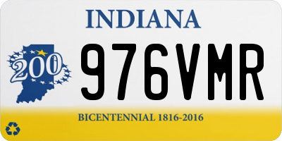 IN license plate 976VMR