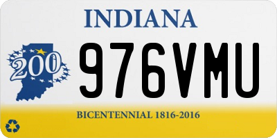 IN license plate 976VMU