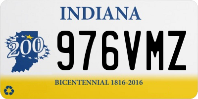 IN license plate 976VMZ