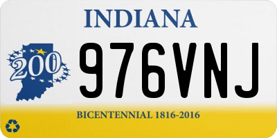 IN license plate 976VNJ