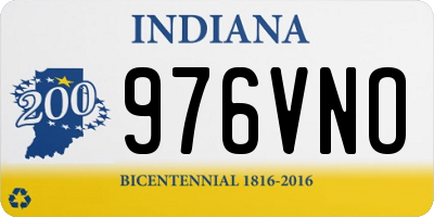 IN license plate 976VNO