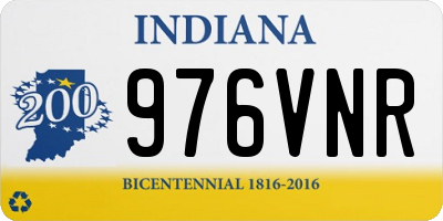 IN license plate 976VNR