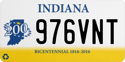 IN license plate 976VNT