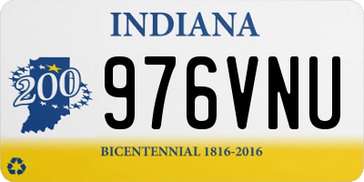 IN license plate 976VNU