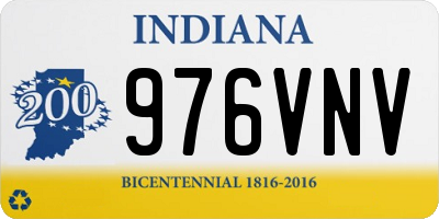 IN license plate 976VNV