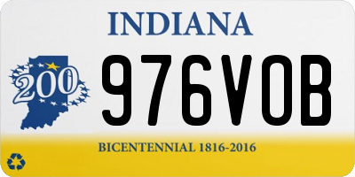 IN license plate 976VOB
