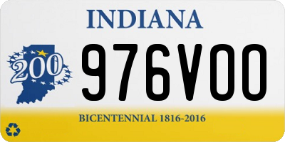 IN license plate 976VOO