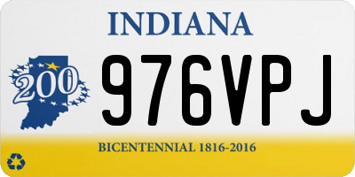 IN license plate 976VPJ