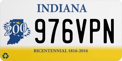 IN license plate 976VPN