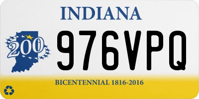 IN license plate 976VPQ