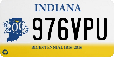 IN license plate 976VPU