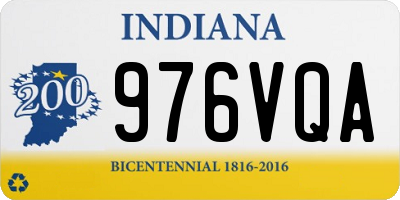 IN license plate 976VQA