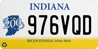 IN license plate 976VQD