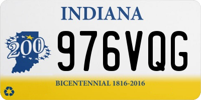 IN license plate 976VQG