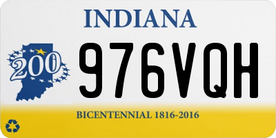 IN license plate 976VQH