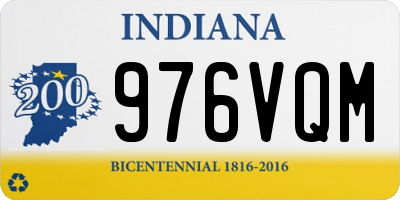 IN license plate 976VQM