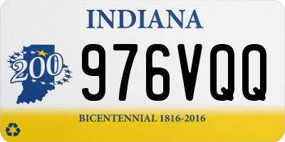 IN license plate 976VQQ