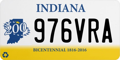 IN license plate 976VRA