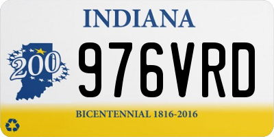 IN license plate 976VRD