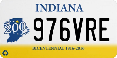 IN license plate 976VRE