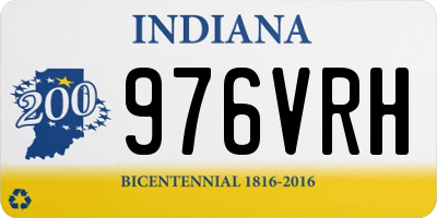 IN license plate 976VRH