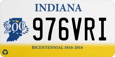 IN license plate 976VRI