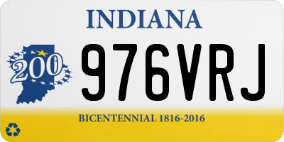 IN license plate 976VRJ