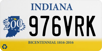 IN license plate 976VRK