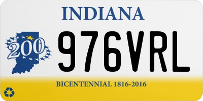 IN license plate 976VRL