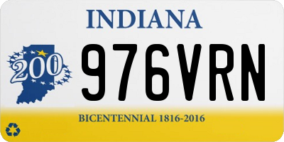 IN license plate 976VRN