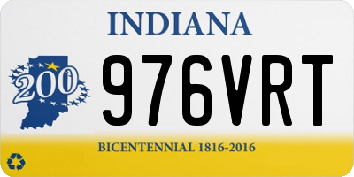IN license plate 976VRT
