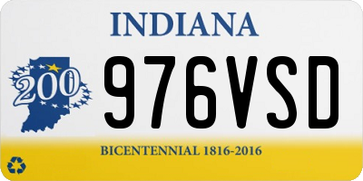 IN license plate 976VSD