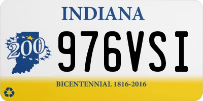 IN license plate 976VSI