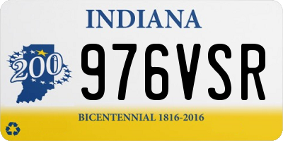 IN license plate 976VSR