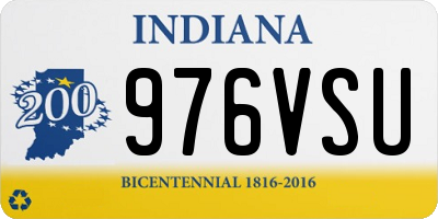 IN license plate 976VSU