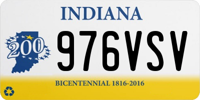 IN license plate 976VSV