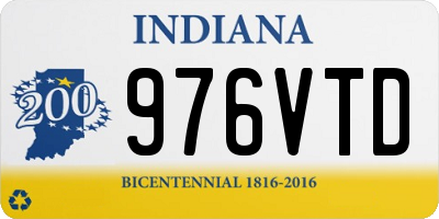 IN license plate 976VTD