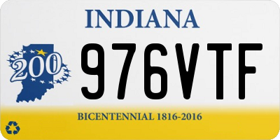 IN license plate 976VTF