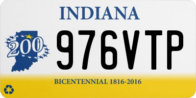 IN license plate 976VTP