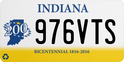 IN license plate 976VTS