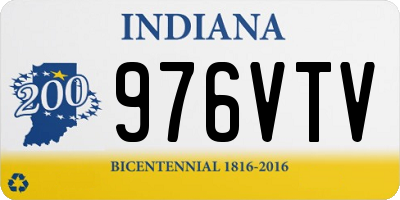 IN license plate 976VTV