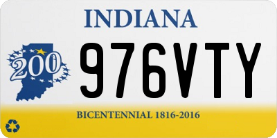 IN license plate 976VTY