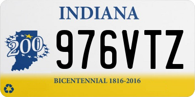 IN license plate 976VTZ