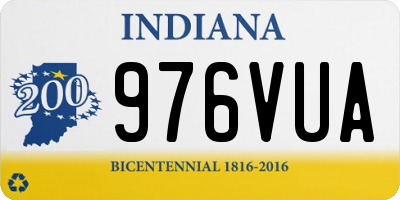 IN license plate 976VUA